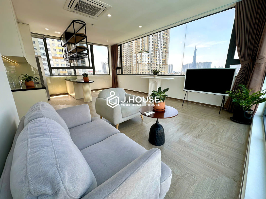 Mini Penthouse 2br Apartment with pool at Genuss Apartment, Thao Dien