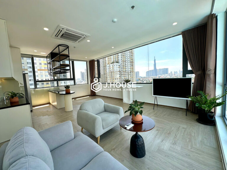 Mini Penthouse 2br Apartment with pool at Genuss Apartment, Thao Dien