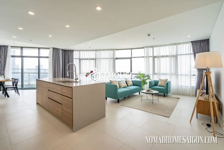 Modern 3br apartment, high floor, nice view at City Garden, Binh Thanh, HCMC