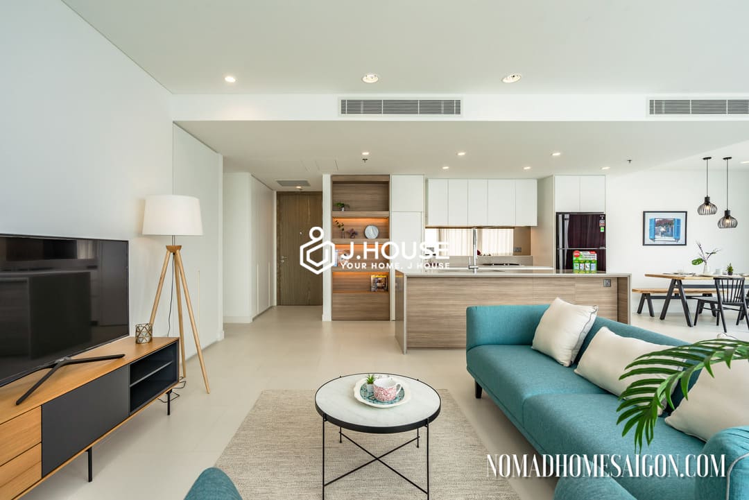 Modern 3br apartment, high floor, nice view at City Garden, Binh Thanh, HCMC