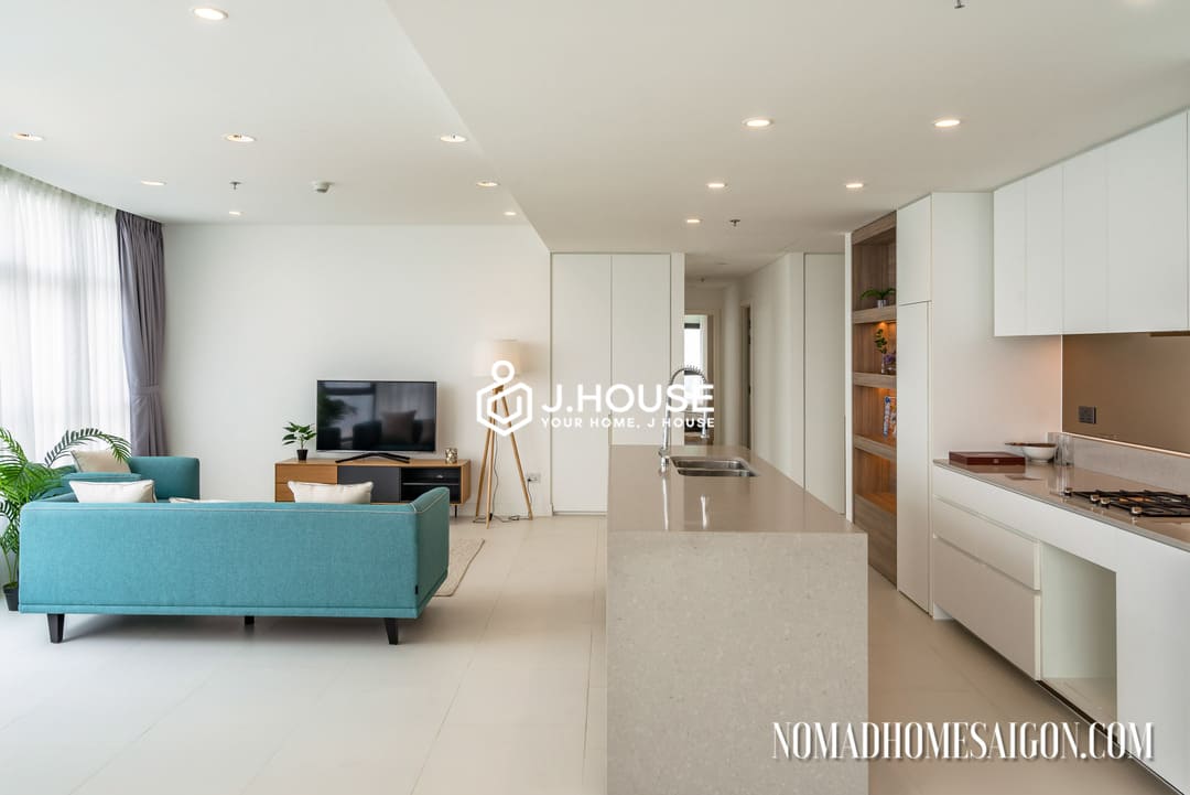 Modern 3br apartment, high floor, nice view at City Garden, Binh Thanh, HCMC