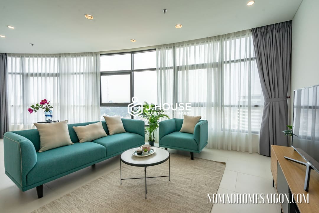 Modern 3br apartment, high floor, nice view at City Garden, Binh Thanh, HCMC