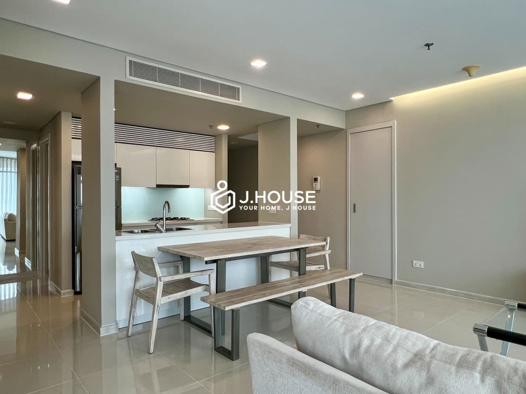 Spacious 2 br apartment at good price at City Garden Binh Thanh, HCMC
