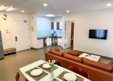 Spacious 2 br apartment for rent at Glenwood Suites, Thao Dien, District 2, HCMC