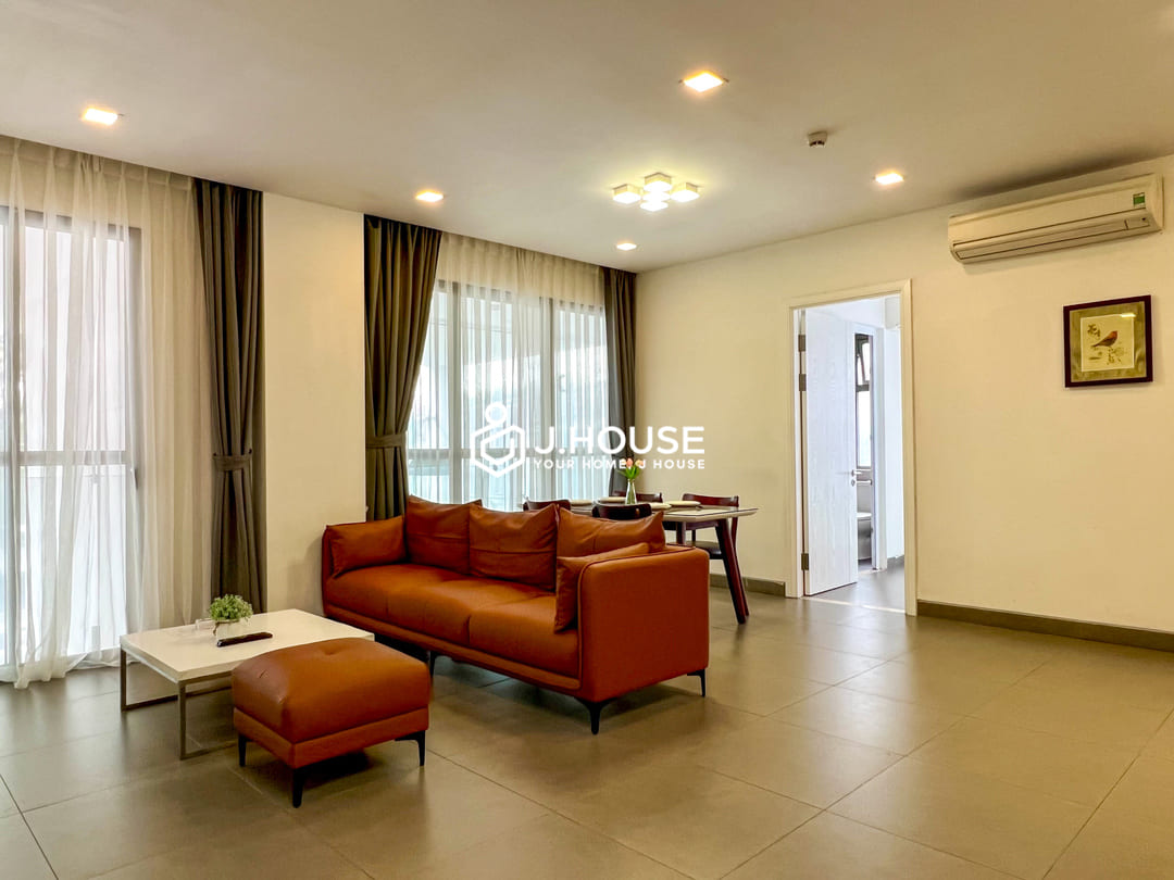 Spacious 2 br apartment for rent at Glenwood Suites, Thao Dien, District 2, HCMC