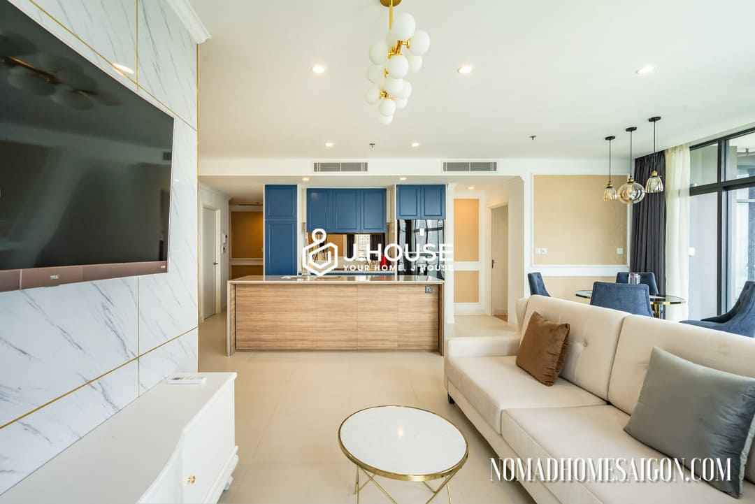 Spacious 2br apartment for rent at City Garden Binh Thanh, HCMC