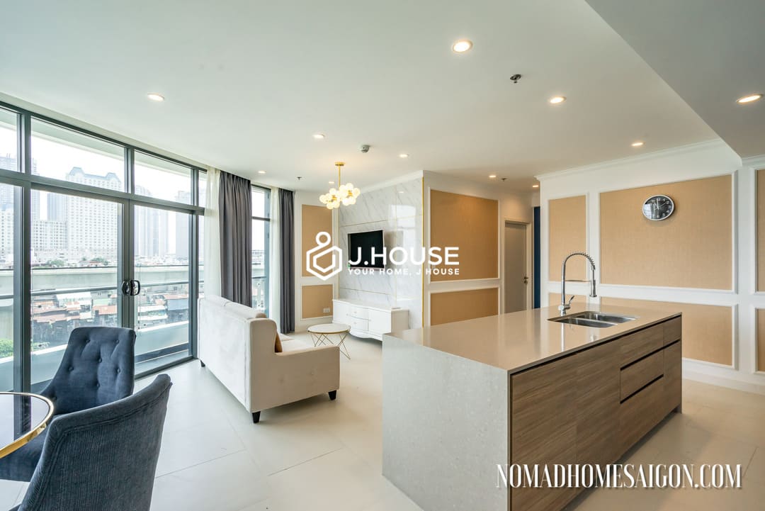 Spacious 2br apartment for rent at City Garden Binh Thanh, HCMC