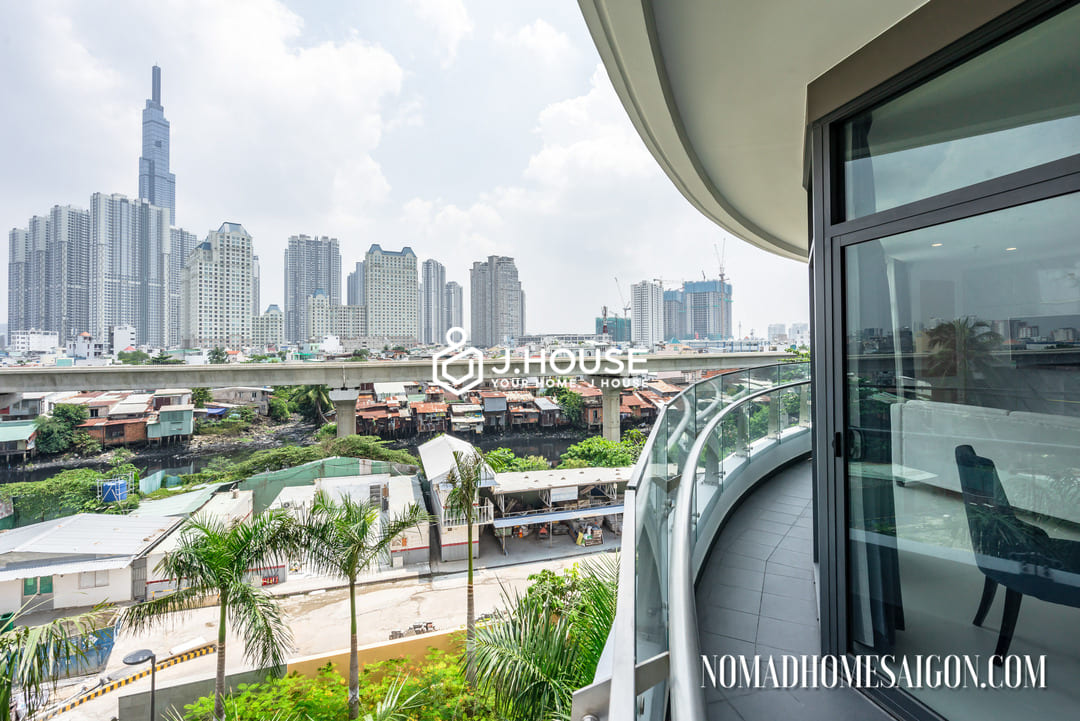 Spacious 2br apartment for rent at City Garden Binh Thanh, HCMC