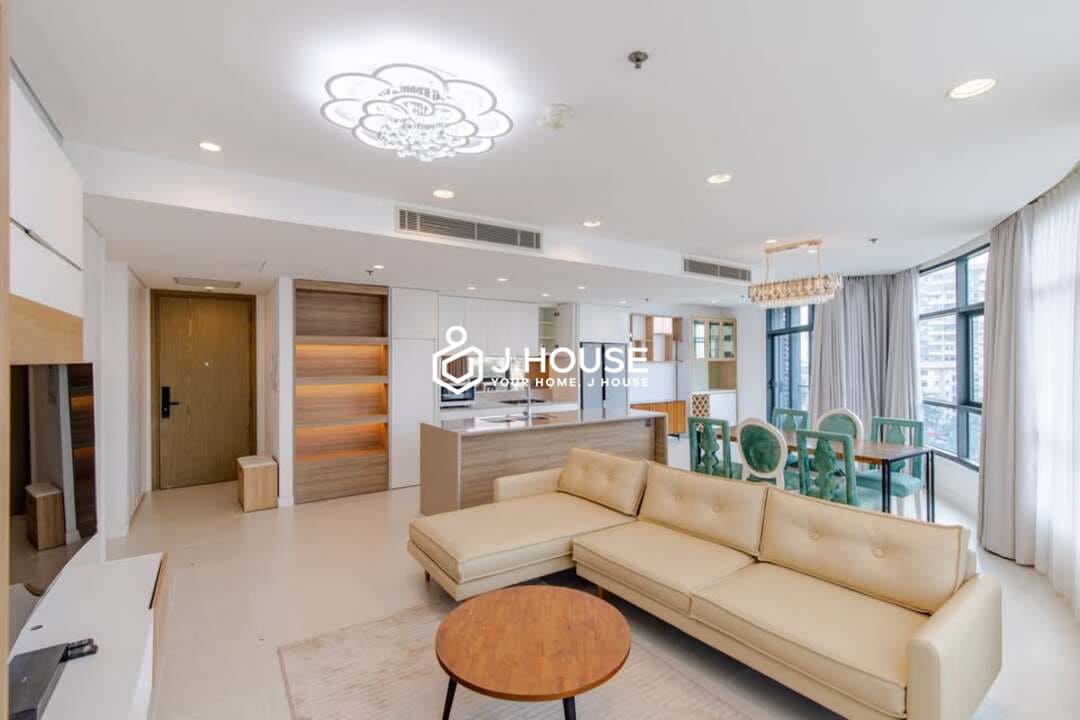 Spacious 3br apartment with pool view at City Garden Binh Thanh, HCMC
