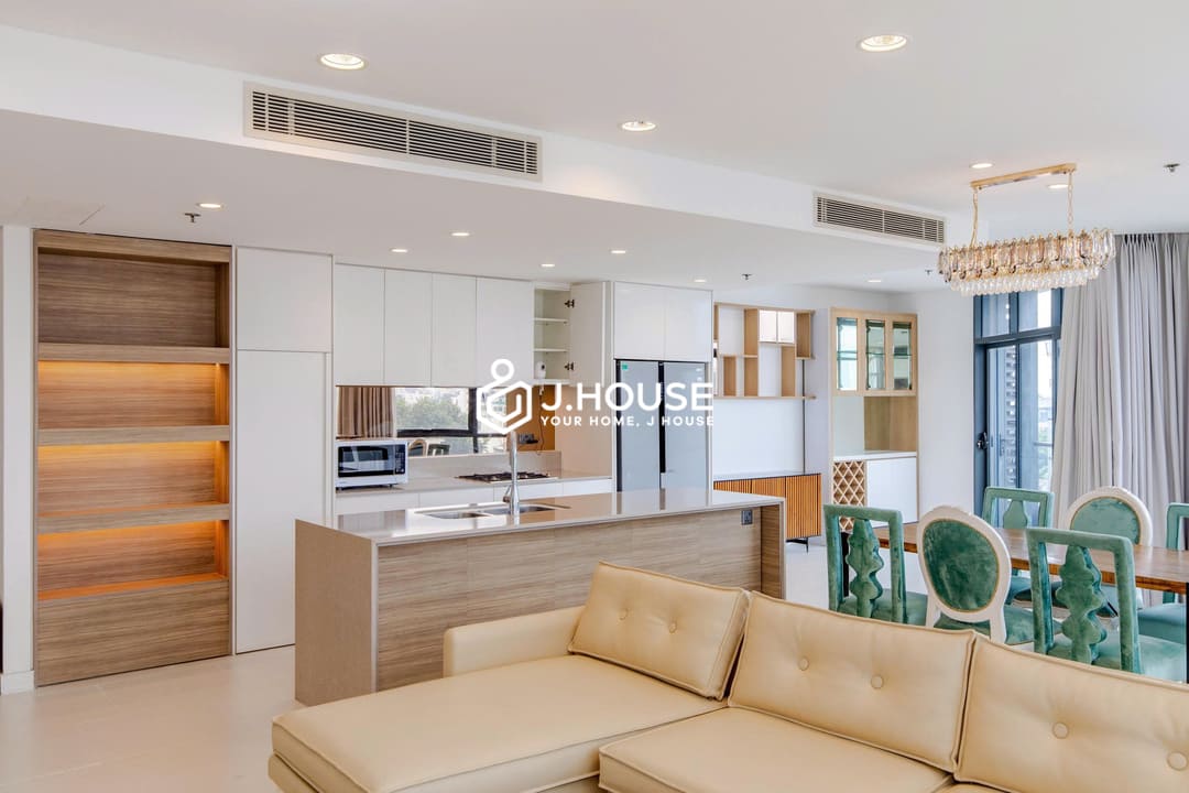 Spacious 3br apartment with pool view at City Garden Binh Thanh, HCMC