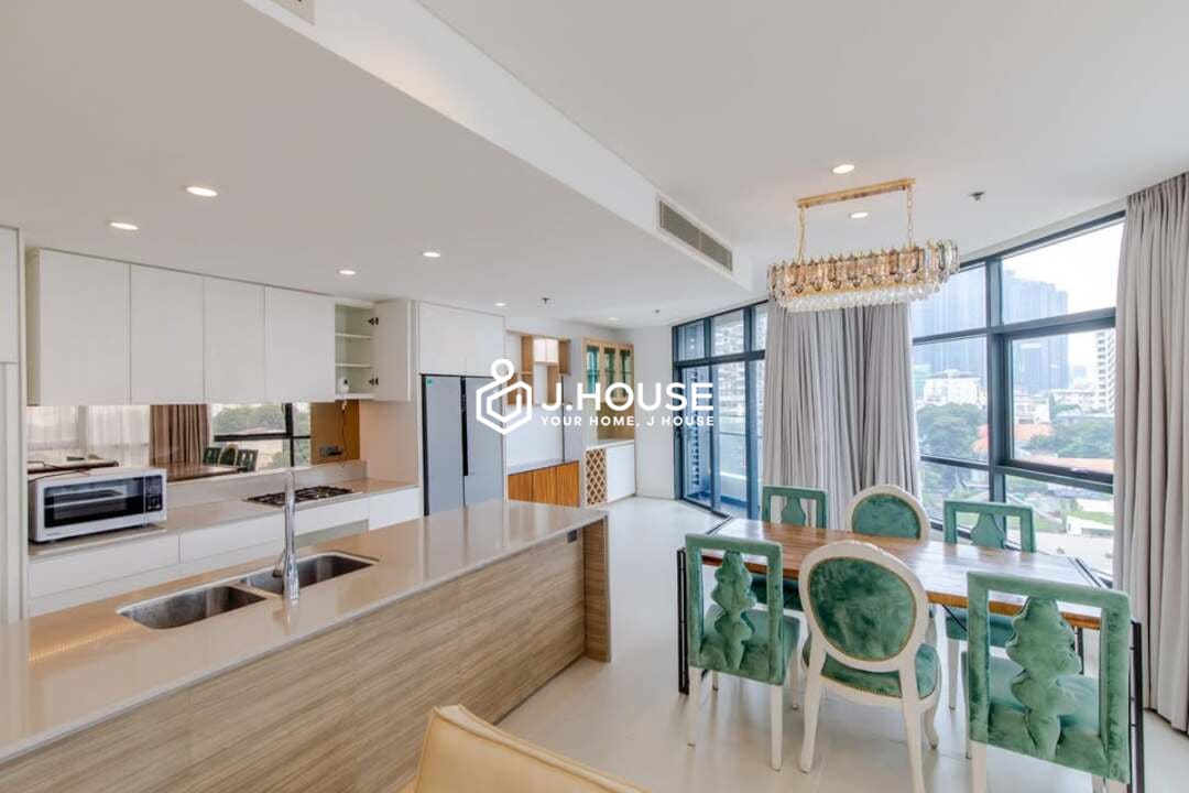 Spacious 3br apartment with pool view at City Garden Binh Thanh, HCMC