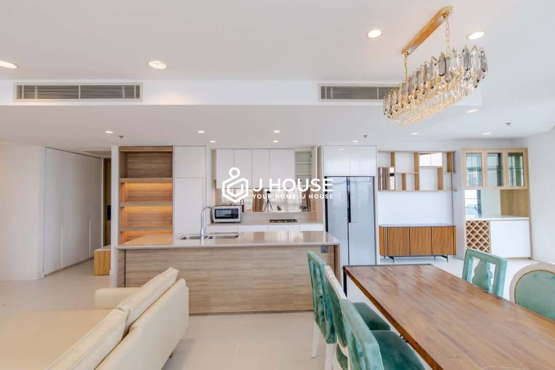Spacious 3br apartment with pool view at City Garden Binh Thanh, HCMC