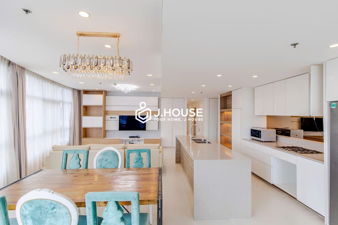 Spacious 3br apartment with pool view at City Garden Binh Thanh, HCMC