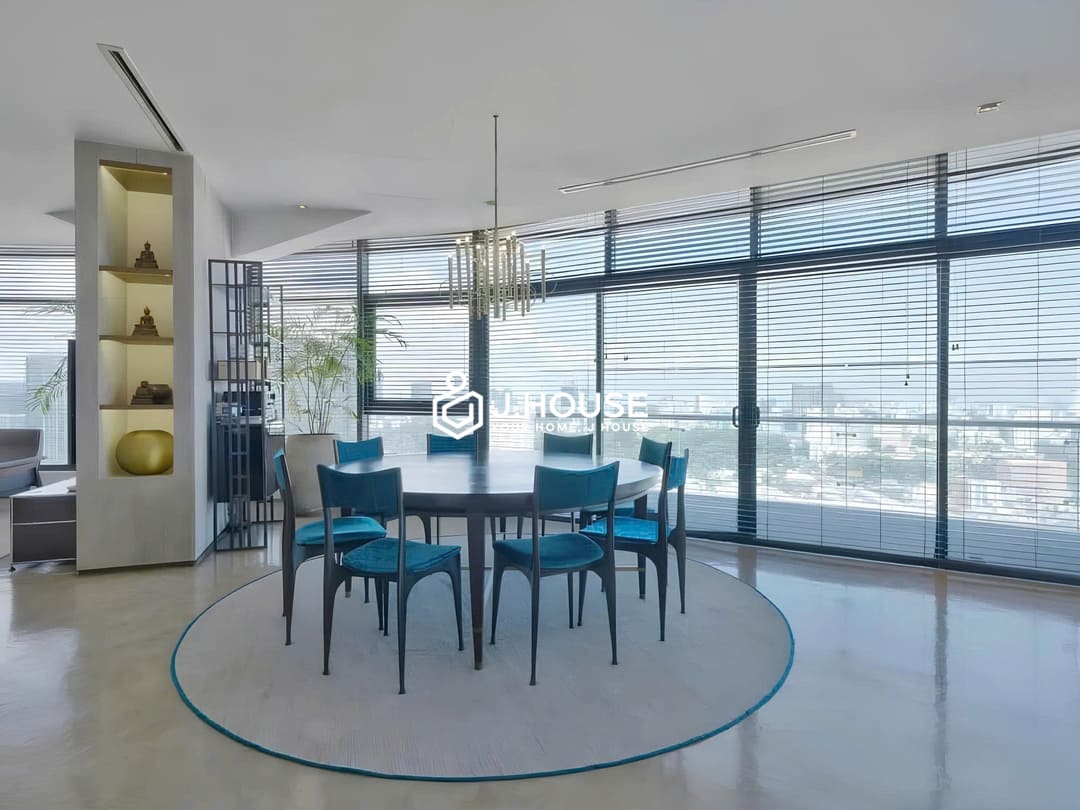 Spacious and modern 3br duplex penthouse apartment at City Garden Binh Thanh, HCMC