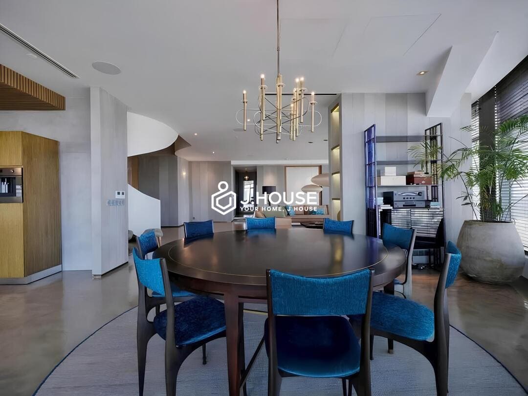 Spacious and modern 3br duplex penthouse apartment at City Garden Binh Thanh, HCMC