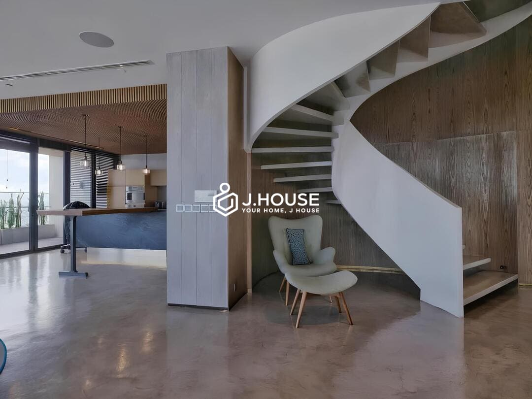 Spacious and modern 3br duplex penthouse apartment at City Garden Binh Thanh, HCMC