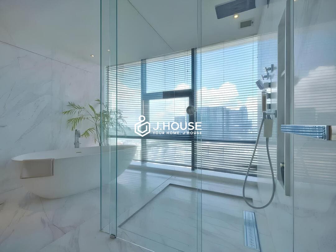 Spacious and modern 3br duplex penthouse apartment at City Garden Binh Thanh, HCMC