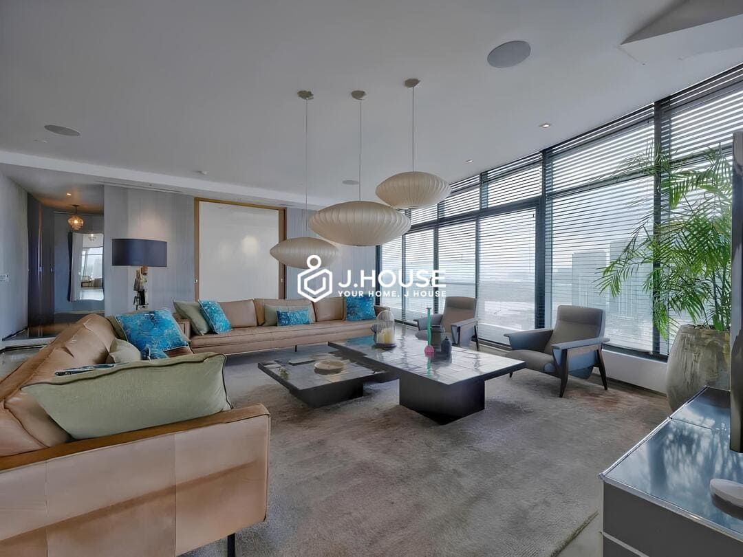 Spacious and modern 3br duplex penthouse apartment at City Garden Binh Thanh, HCMC