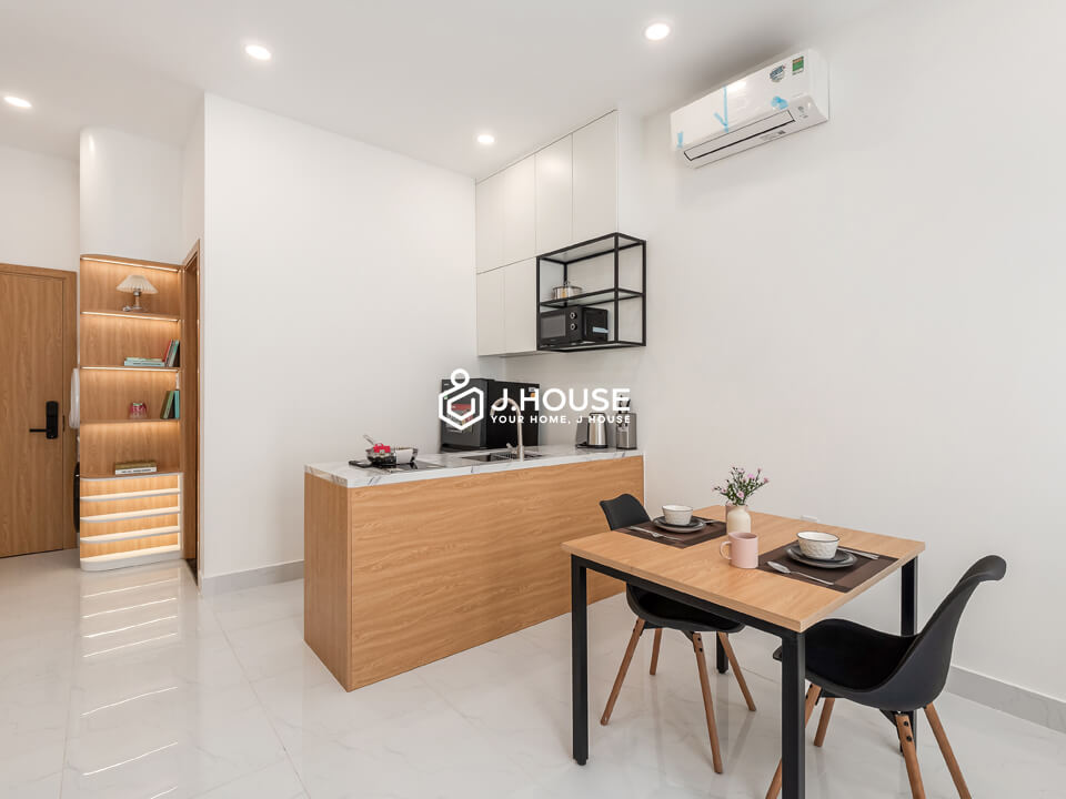 Spacious modern apartment for rent with backyard in Thao Dien, District 2