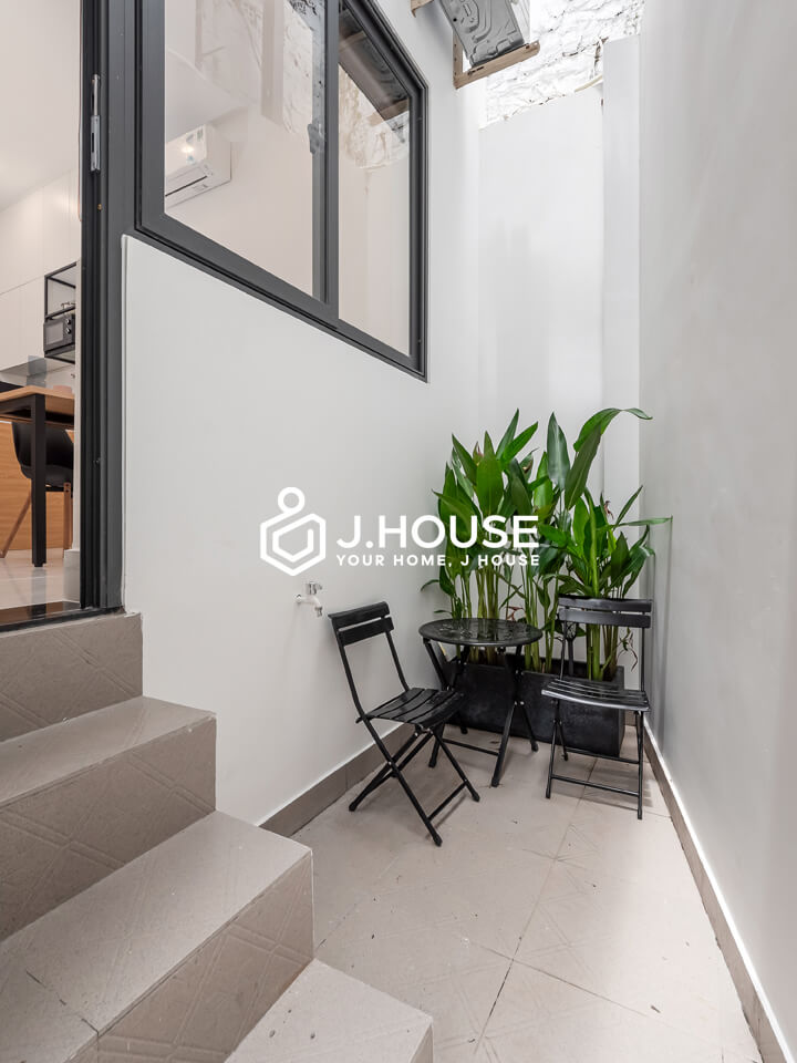 Spacious modern apartment for rent with backyard in Thao Dien, District 2