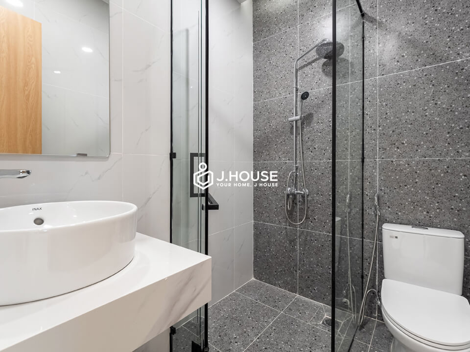 Spacious modern apartment for rent with backyard in Thao Dien, District 2