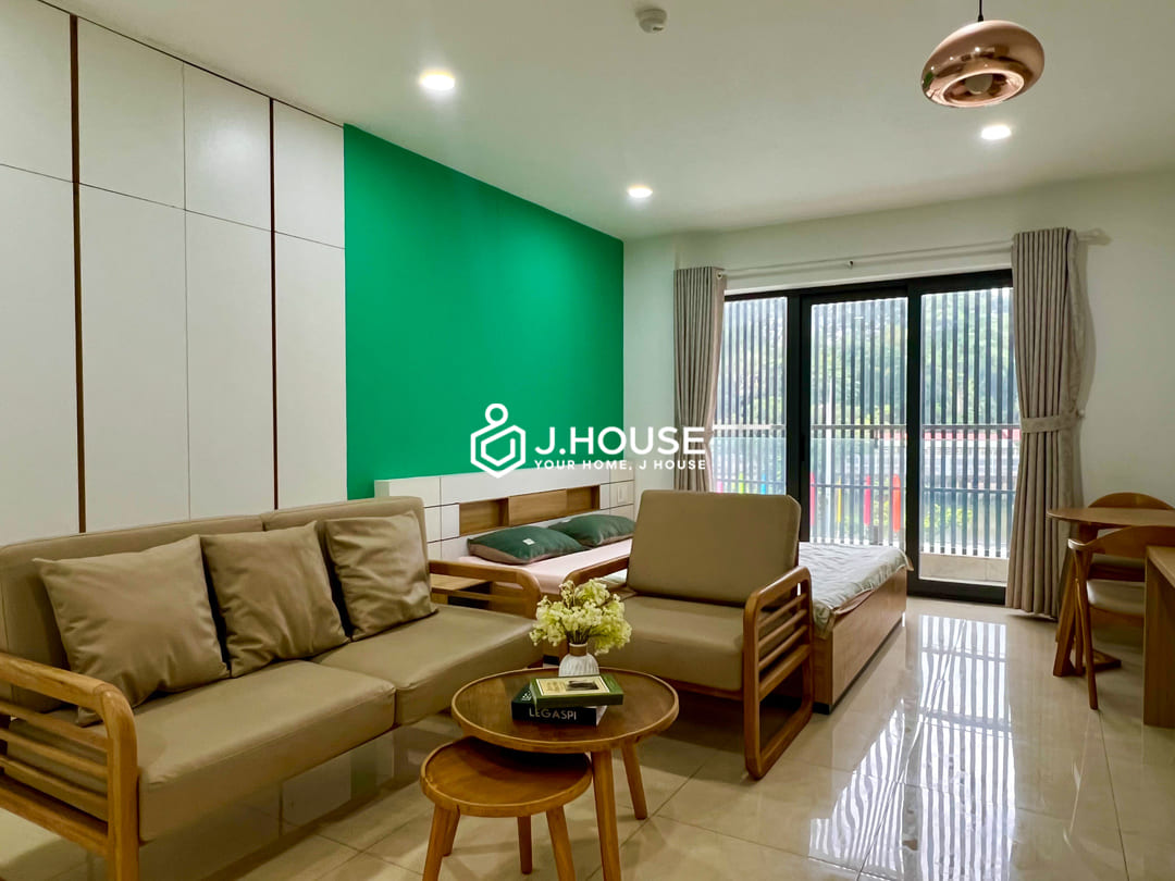 Studio with balcony for Rent in Binh Thanh District - Anna Premier Apartment