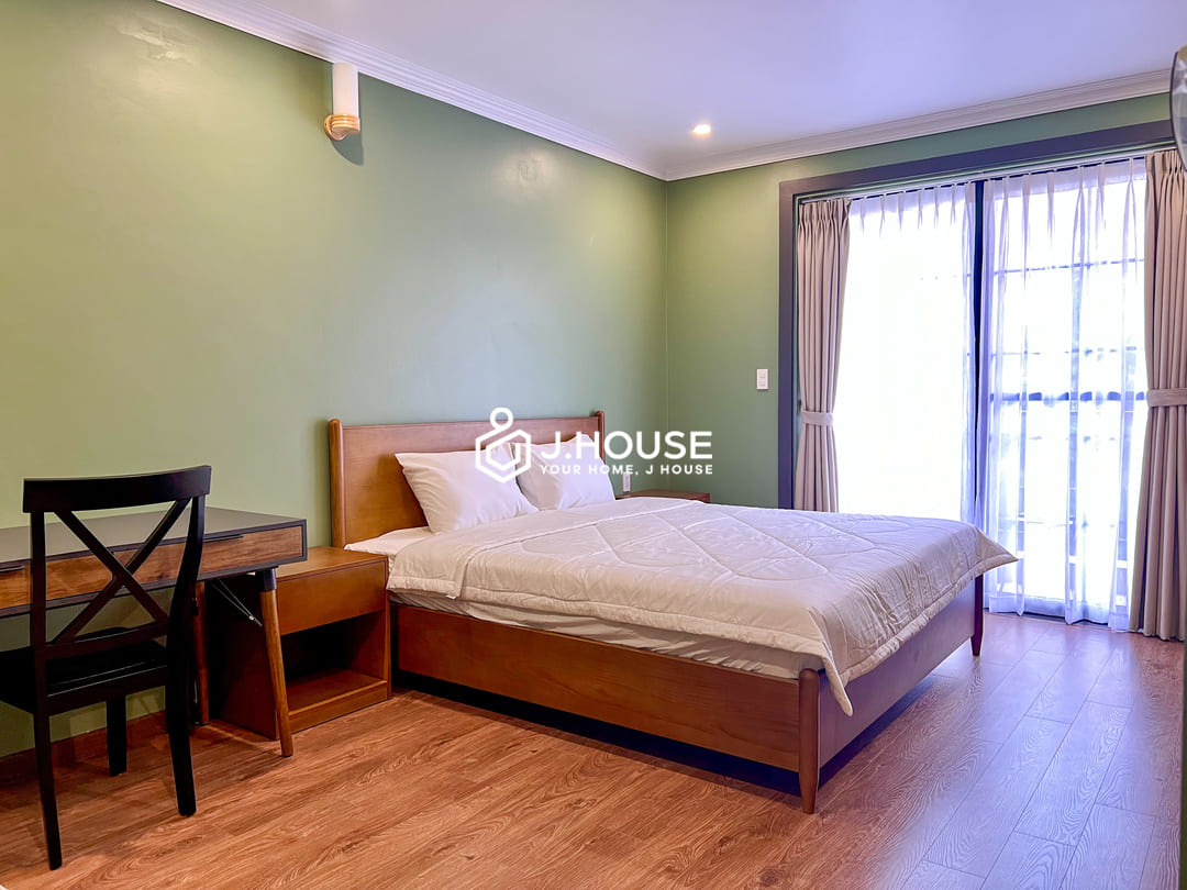 1br apartment for rent with balcony at Maison Verde, District 4, HCMC