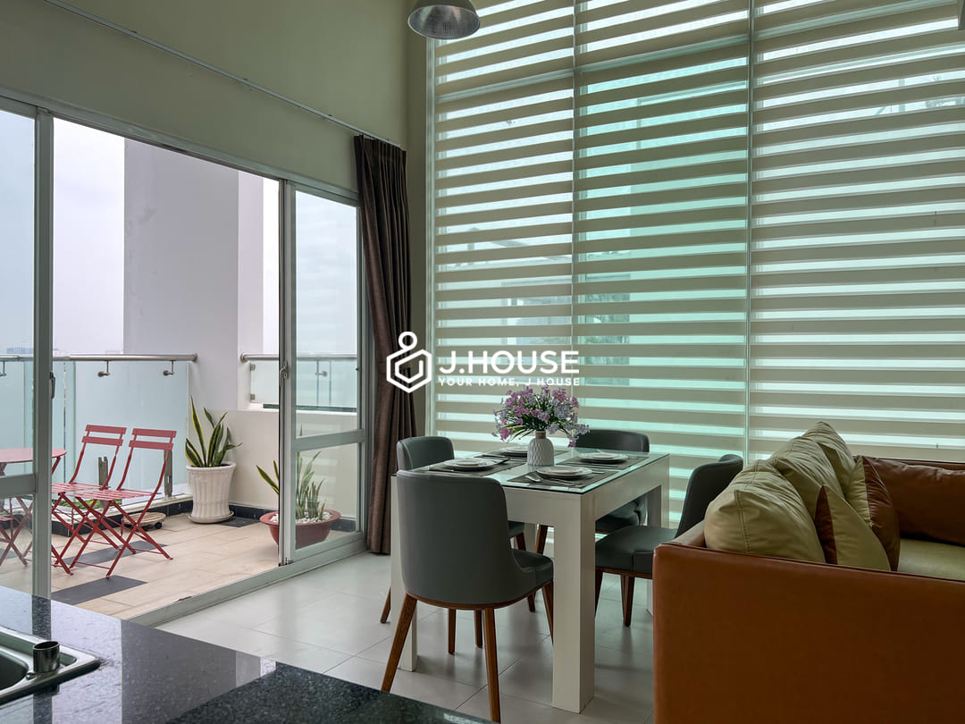 2 br penthouse with terrace at Glenwood Apartment, Thao Dien, District 2