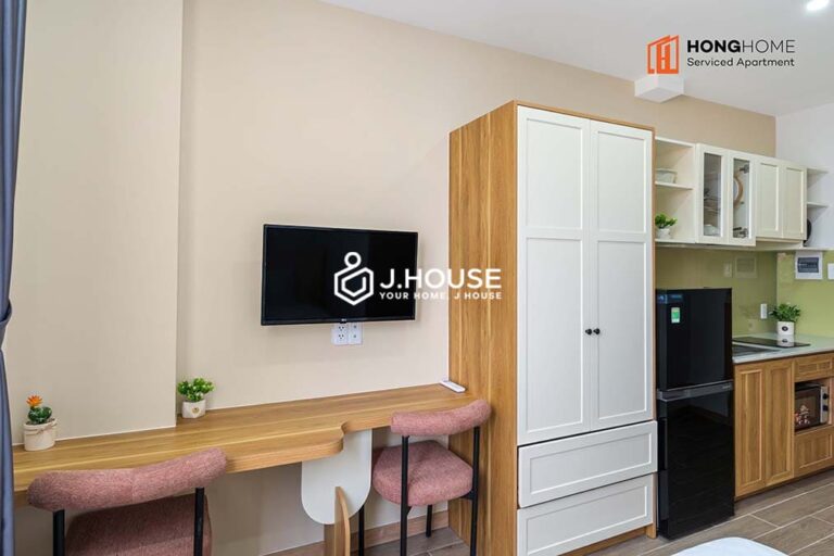 Modern Studio Apartment for Rent - Nami Airport Building, Tan Binh 3 Bright studio apartment at Nami Airport Building, Tan Binh District-1