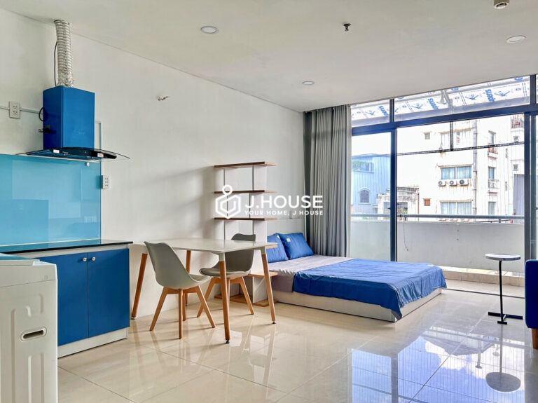 Fully furnished apartment for rent near park in District 1, HCMC