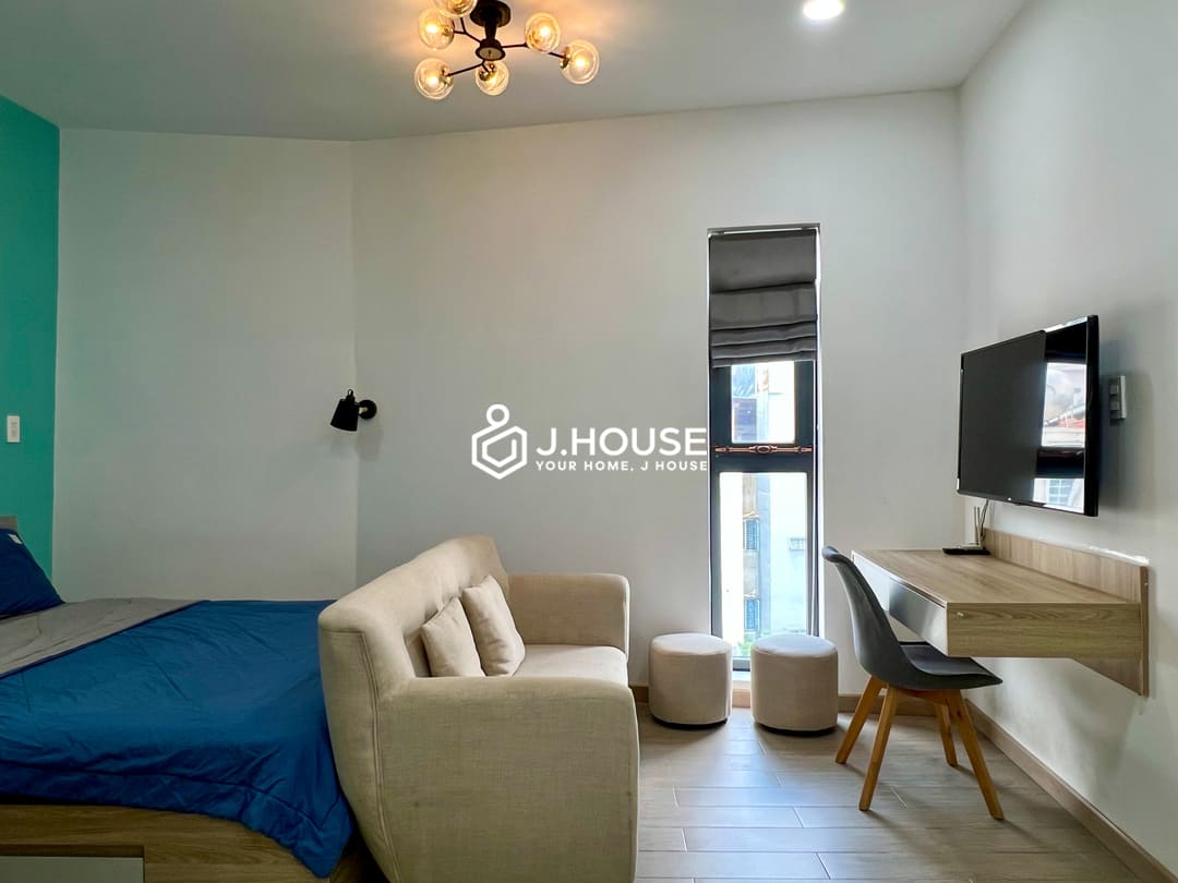 Fully furnished studio apartment for rent at VTS Residence, District 3, HCM-4