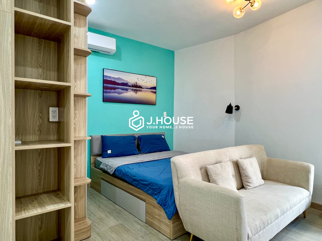 Fully furnished studio apartment for rent at VTS Residence, District 3, HCM-5