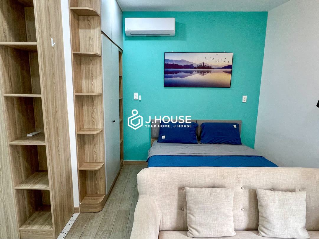 Fully furnished studio apartment for rent at VTS Residence, District 3, HCM-6