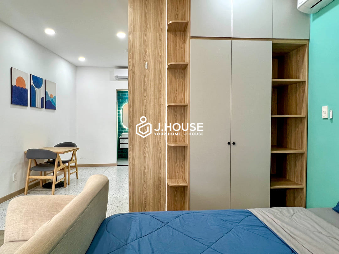 Fully furnished studio apartment for rent at VTS Residence, District 3, HCM-7