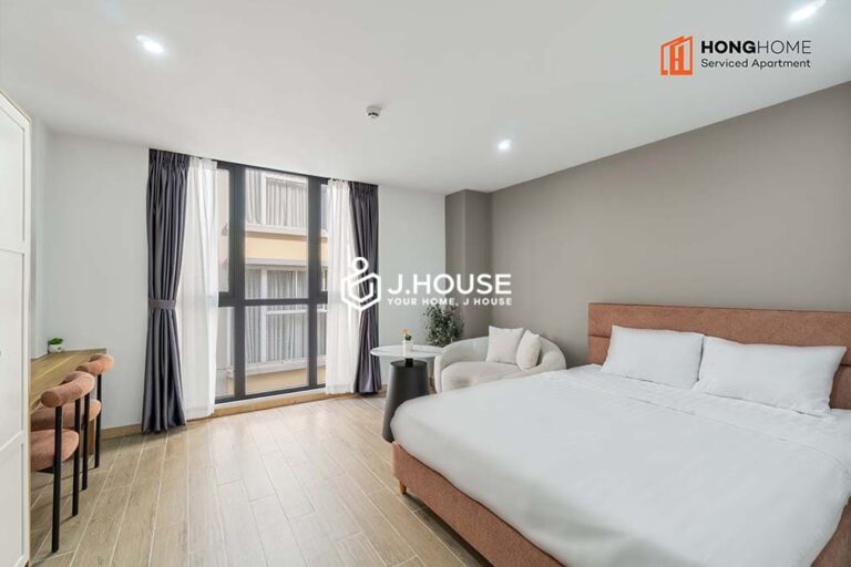 Spacious Studio Apartment for Rent - Nami Airport Building, Tan Binh 2 Large studio apartment at Nami Airport Building, Tan Binh District