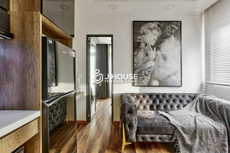 Sleek 1-Bedroom Apartment for Rent - Luxora Residence, Tan Binh 1 Modern 1br apartment for rent at Lux Residence, Tan Binh District
