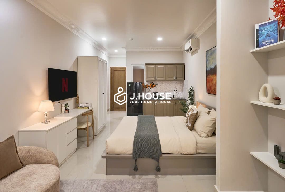 Modern apartment at Ares Airport Home, Tan Binh District, HCMC