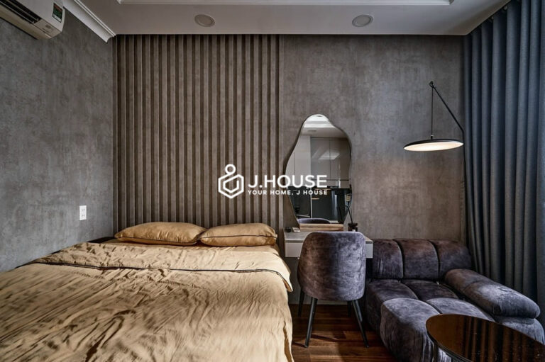 Premium Studio Serviced Apartment for Rent - Luxora Residence, TB 3 Modern studio apartment for rent at Lux Residence, Tan Binh District-1