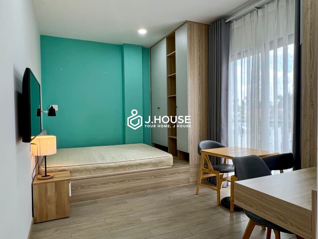 Modern studio apartment for rent at VTS Residence, District 3, HCM-1