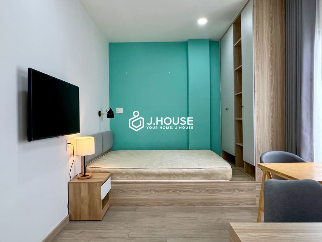 Modern studio apartment for rent at VTS Residence, District 3, HCM-2