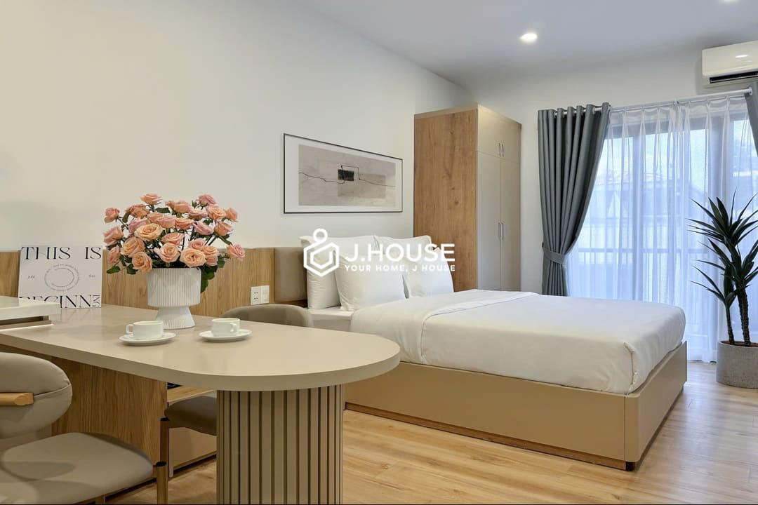 Nest DC Apartment District 3, HCMC- Bright Studio Apartment for rent in HCMC