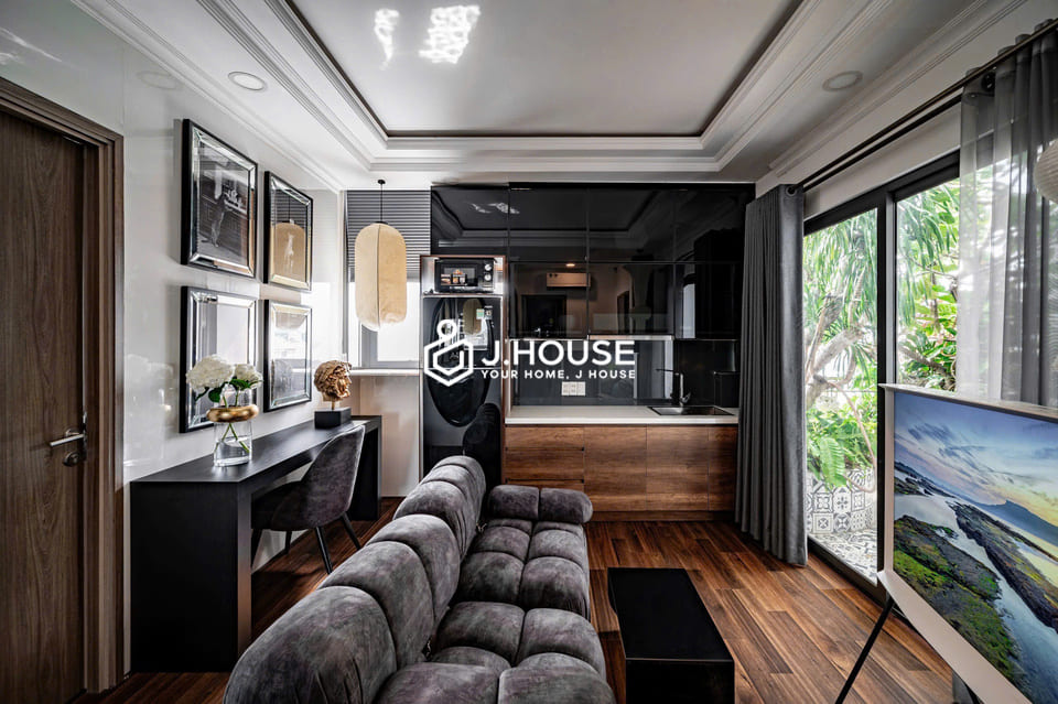 Rooftop 2br apartment with garden at Lux Residence, Tan Binh District-0