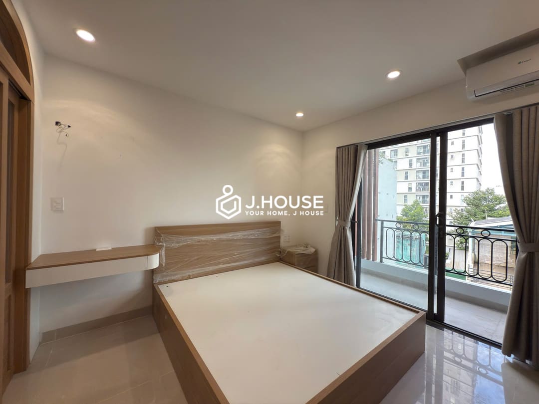 1br apartment for rent with a balcony and a washer at Joo House Thao Dien, HCMC-1