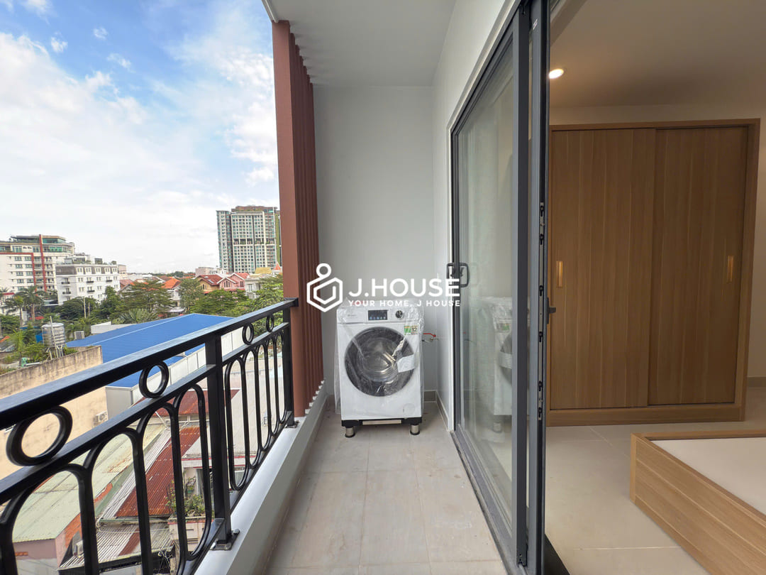 1br apartment for rent with a balcony and a washer at Joo House Thao Dien, HCMC-2
