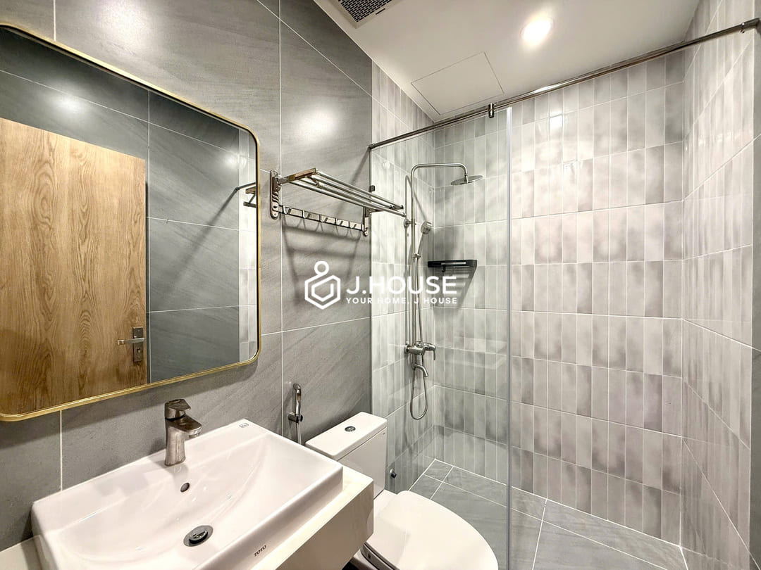 1br apartment for rent with a balcony and a washer at Joo House Thao Dien, HCMC-5