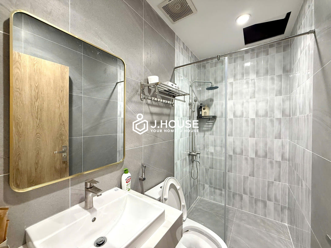 1br apartment for rent with a balcony and a washer at Joo House Thao Dien, HCMC