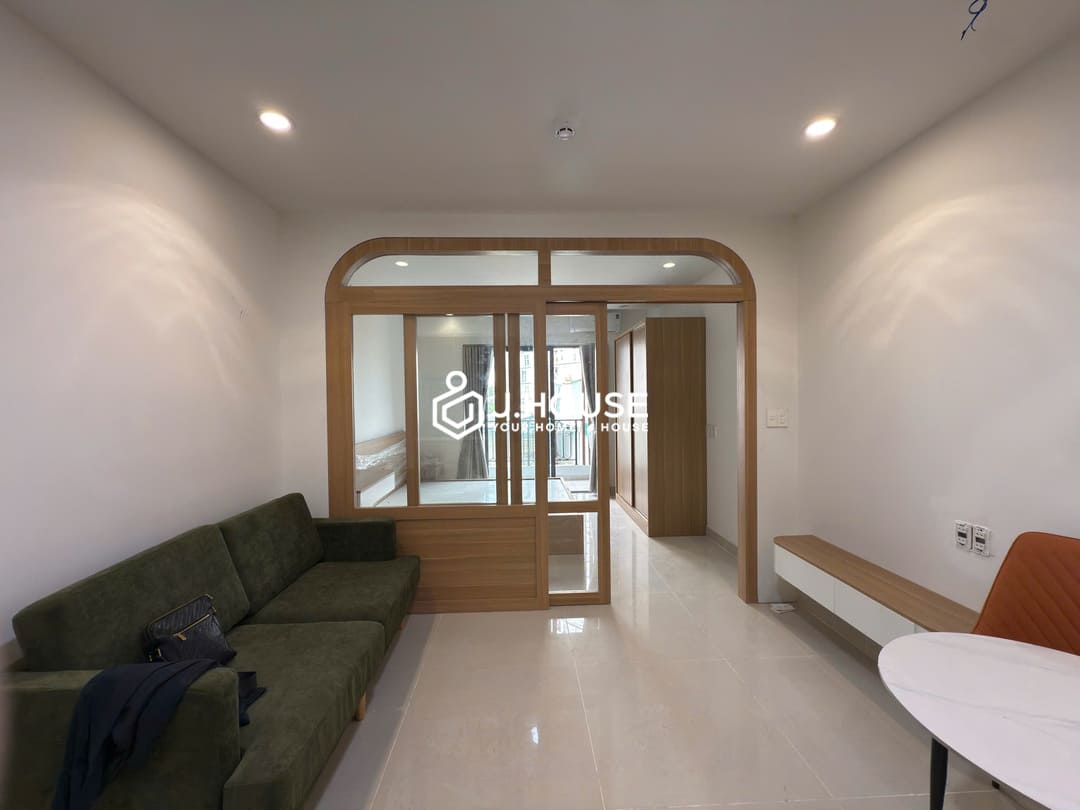 1br apartment for rent with a balcony and a washer at Joo House Thao Dien, HCMC