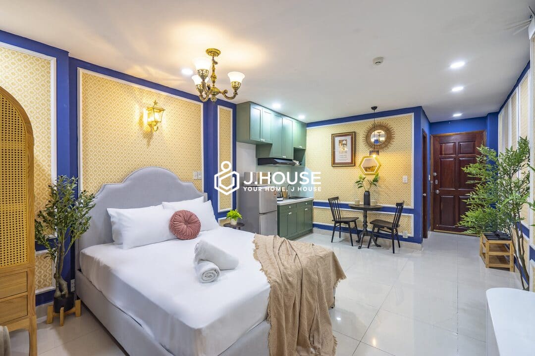 Adora studio apartment for rent on Ton That Tung Street, District 1, HCMC-1