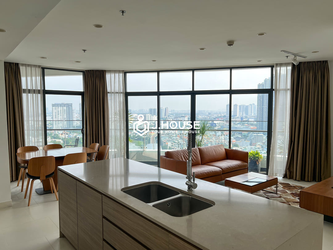 High floor 2br apartment with nice view at City Garden Binh Thanh, HCMC