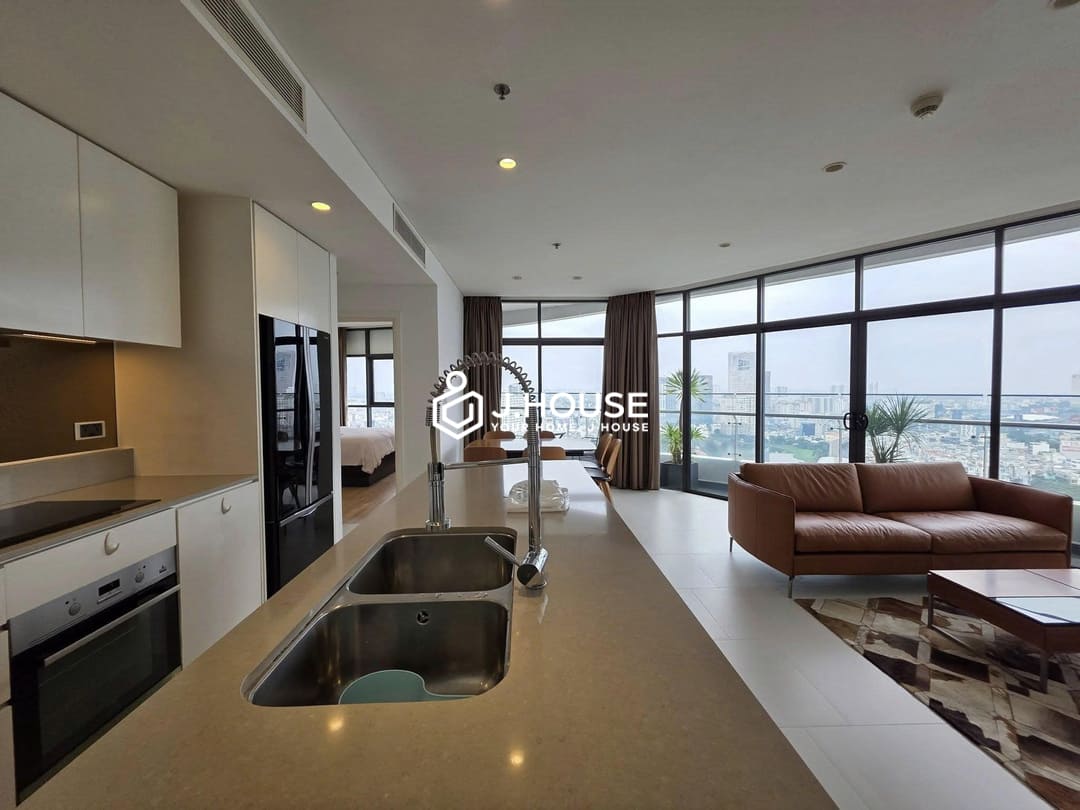 High floor 2br apartment with nice view at City Garden Binh Thanh, HCMC